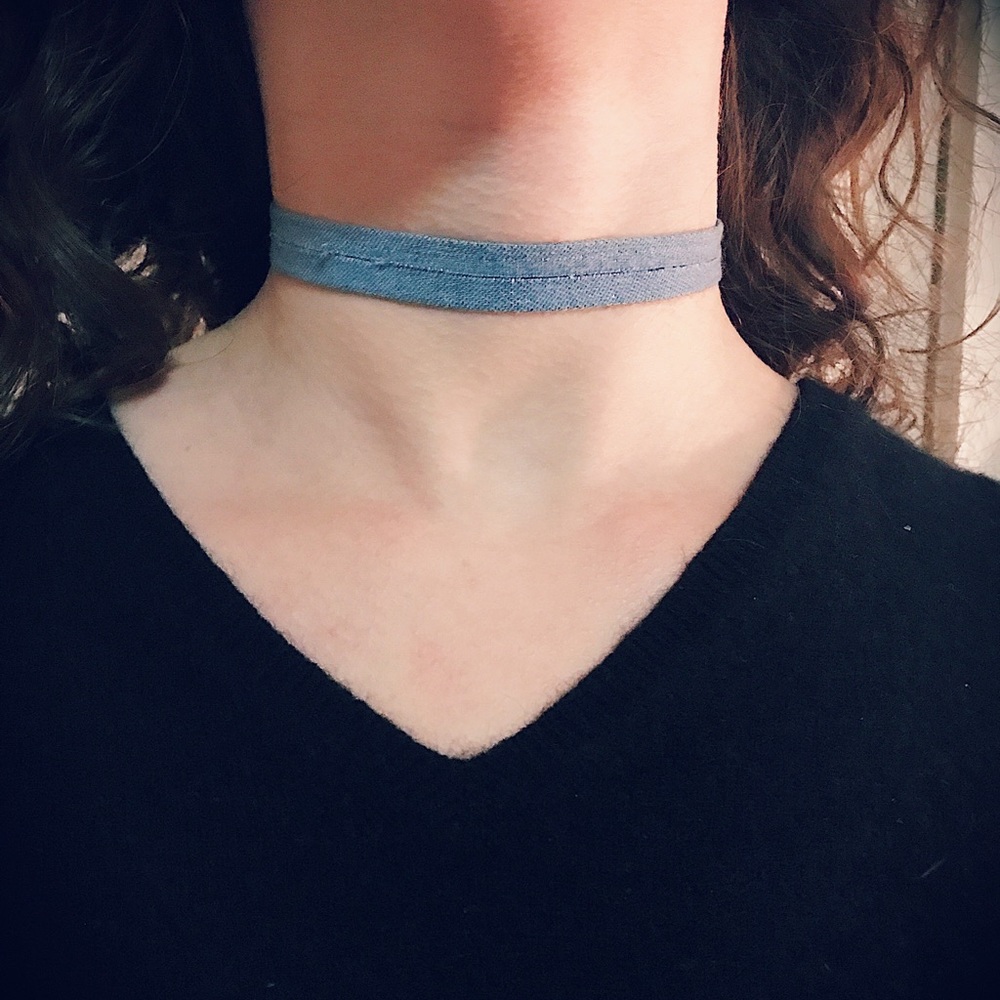 Pacsun Denim Choker